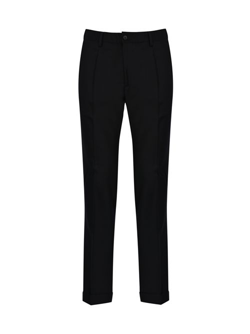 Pantalone Isola in lana con coulisse Navy BRIGLIA | ISOLAS 40012000011